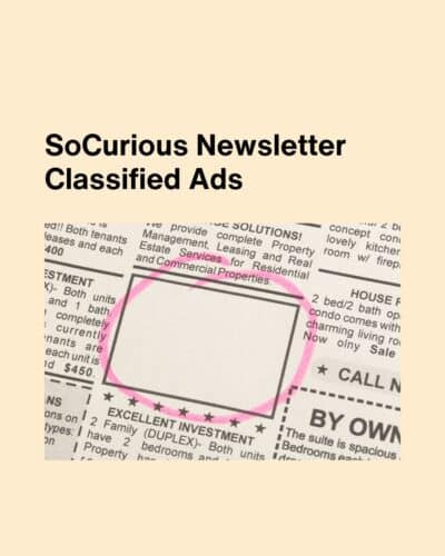 October Classified Ads